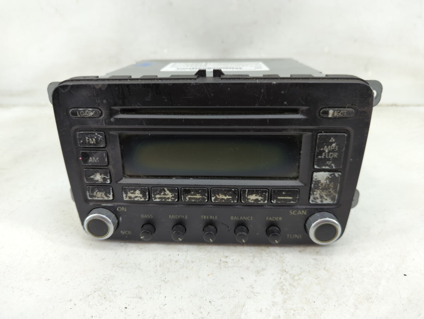 2007-2009 Volkswagen Eos Radio AM FM Cd Player Receiver Replacement P/N:1K0035180D CQ-EV1462XA Fits Fits 2006 2007 2008 2009