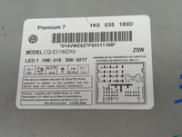 2007-2009 Volkswagen Eos Radio AM FM Cd Player Receiver Replacement P/N:1K0035180D CQ-EV1462XA Fits Fits 2006 2007 2008 2009