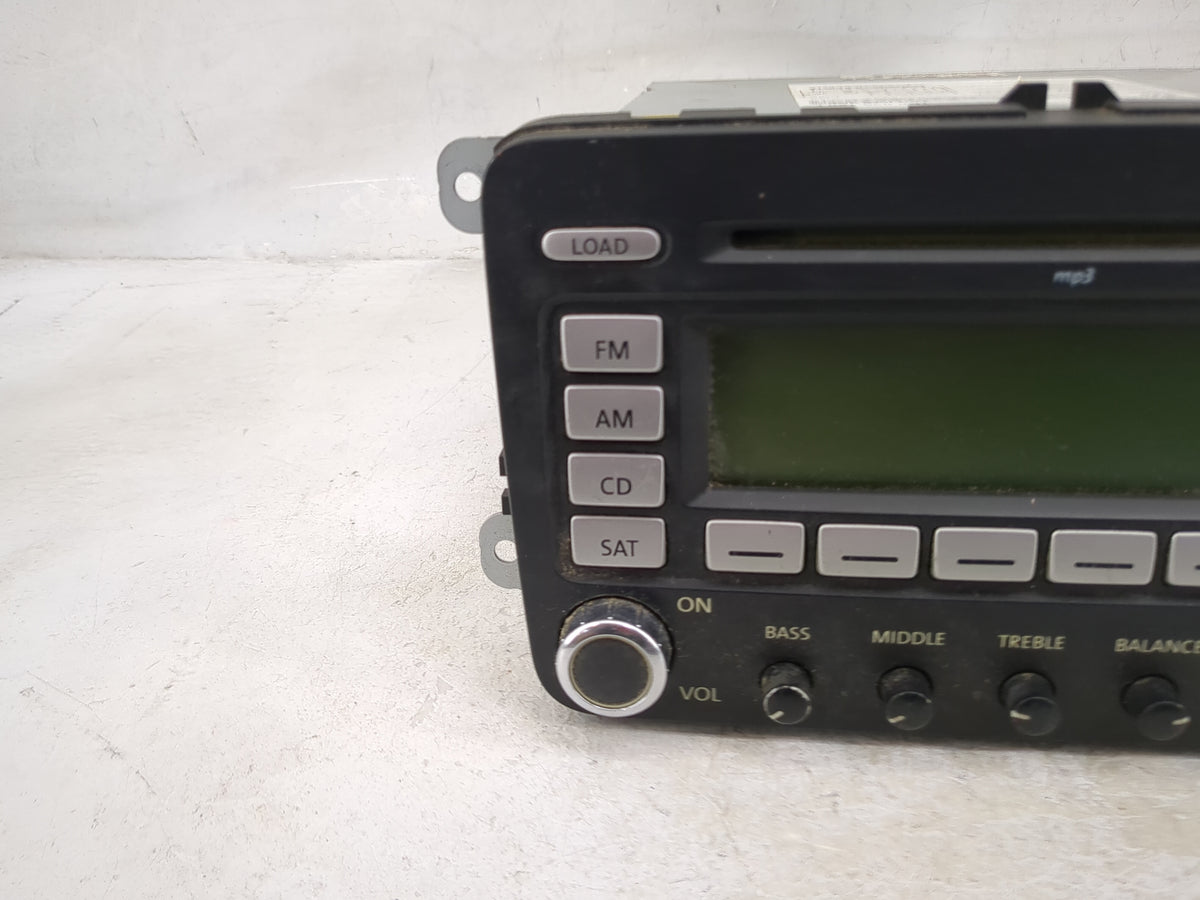 2007-2009 Volkswagen Eos Radio AM FM Cd Player Receiver Replacement P/N:VWZ5Z7H2272283 MGCFF00010A Fits Fits 2006 2007 2008 