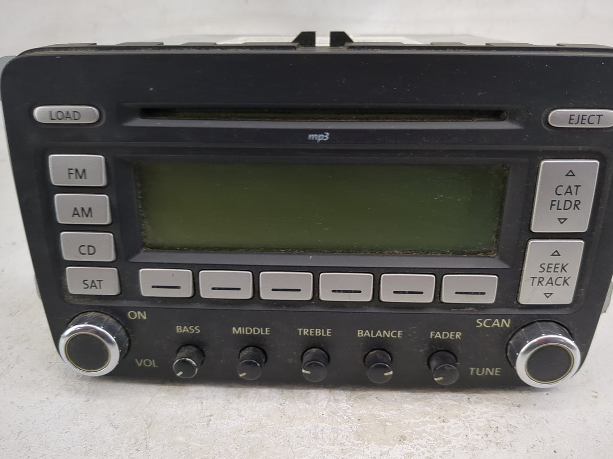 2007-2009 Volkswagen Eos Radio AM FM Cd Player Receiver Replacement P/N:VWZ5Z7H2272283 MGCFF00010A Fits Fits 2006 2007 2008 