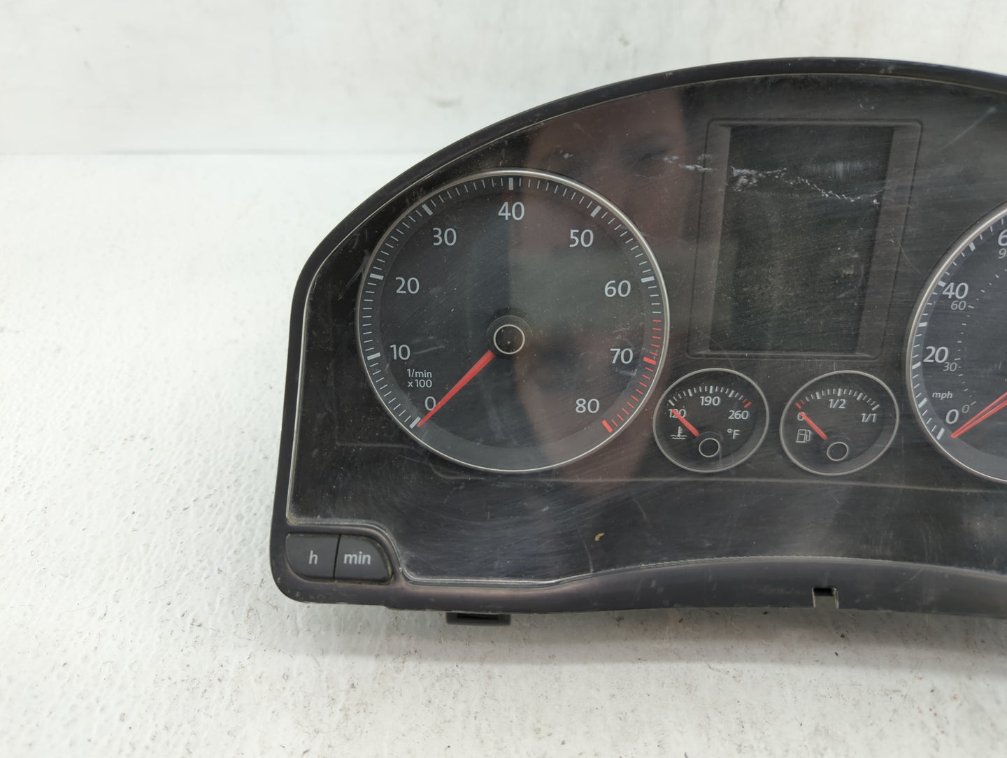 2009 Volkswagen Eos Instrument Cluster Speedometer Gauges P/N:1K0 035 180 L 1K5 953 503 E, 1K5953503E, 1Q0 920 974 G Fits OE