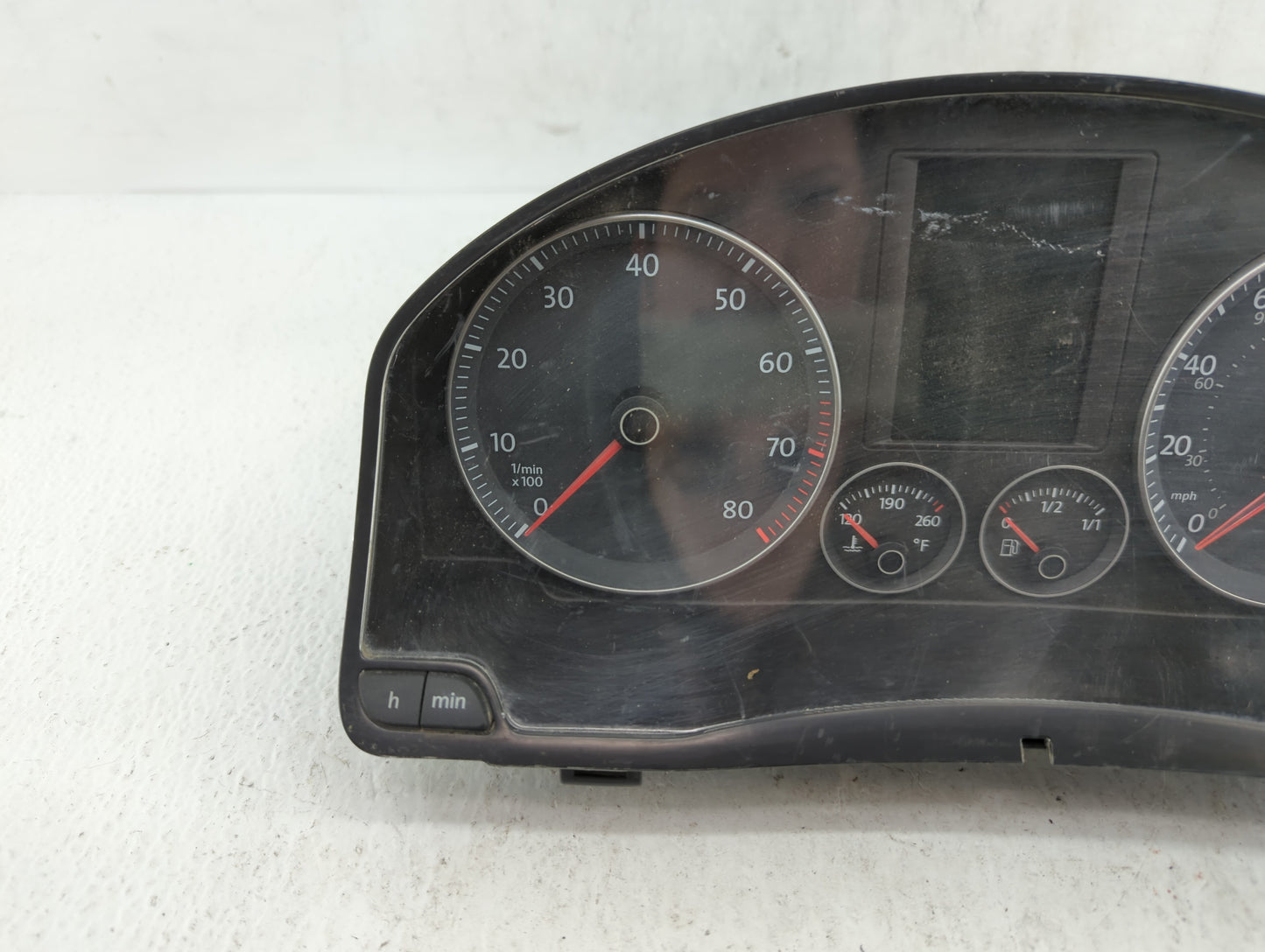 2009 Volkswagen Eos Instrument Cluster Speedometer Gauges P/N:1K0 035 180 L 1K5 953 503 E, 1K5953503E, 1Q0 920 974 G Fits OE