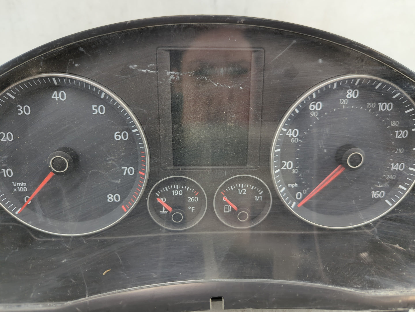 2009 Volkswagen Eos Instrument Cluster Speedometer Gauges P/N:1K0 035 180 L 1K5 953 503 E, 1K5953503E, 1Q0 920 974 G Fits OE