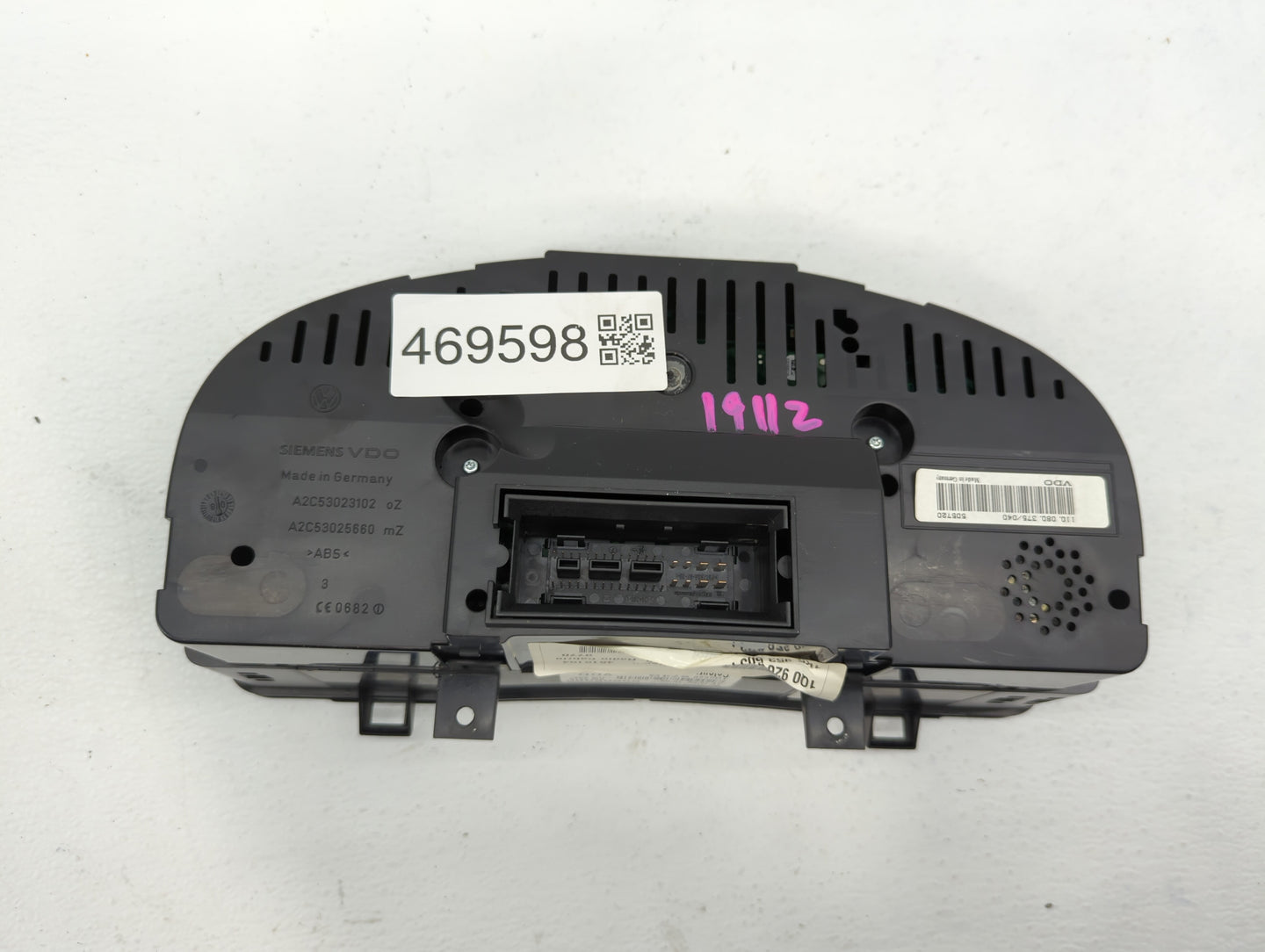 2009 Volkswagen Eos Instrument Cluster Speedometer Gauges P/N:1K0 035 180 L 1K5 953 503 E, 1K5953503E, 1Q0 920 974 G Fits OE
