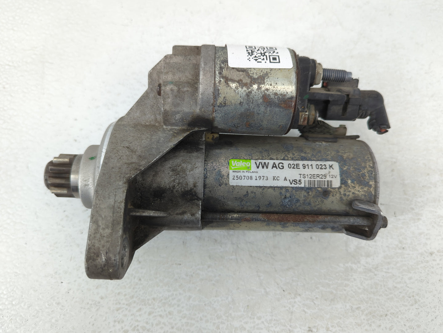 2009-2011 Volkswagen Eos Car Starter Motor Solenoid OEM P/N:02E 911 023 K Fits OEM Used Auto Parts - Oemusedautoparts1.com
