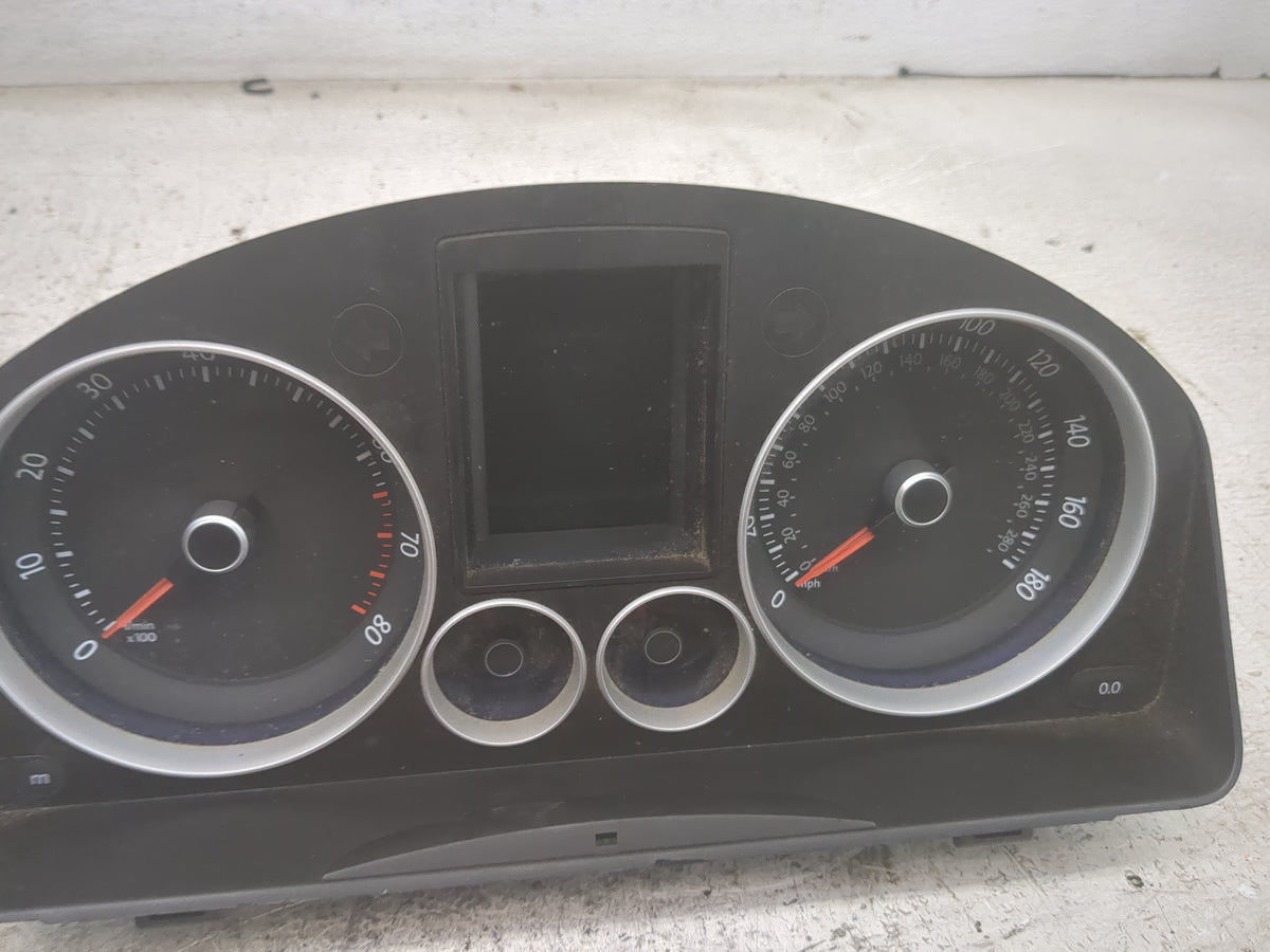 2009 Volkswagen Golf Instrument Cluster Speedometer Gauges P/N:1J0920980C 110.080.381/011, 502151 Miles: Fits Fits 2008 OEM 