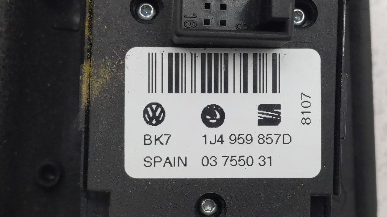 2010-2011 Volkswagen Golf Master Power Window Switch Replacement Driver Side Left P/N:1J4 959 857D Fits Fits 2010 2011 OEM U