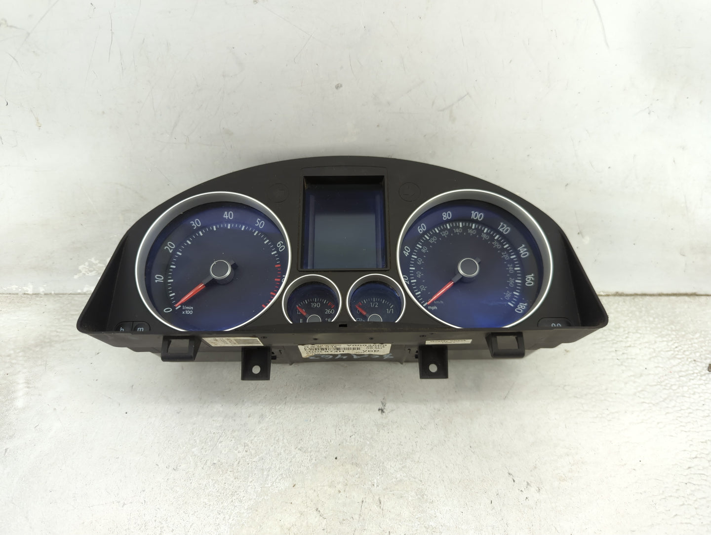 2008-2009 Volkswagen Gti Instrument Cluster Speedometer Gauges P/N:0877021223 1K6920974H Miles: Fits Fits 2008 2009 OEM Used