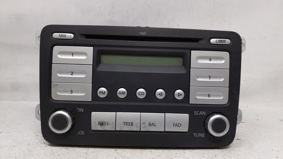 2010-2010 Volkswagen Jetta Am Fm Cd Player Radio Receiver 108951 - Oemusedautoparts1.com