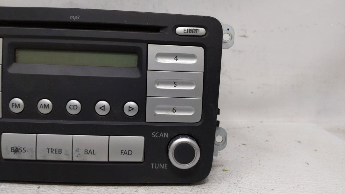 2010-2010 Volkswagen Jetta Am Fm Cd Player Radio Receiver 108951 - Oemusedautoparts1.com