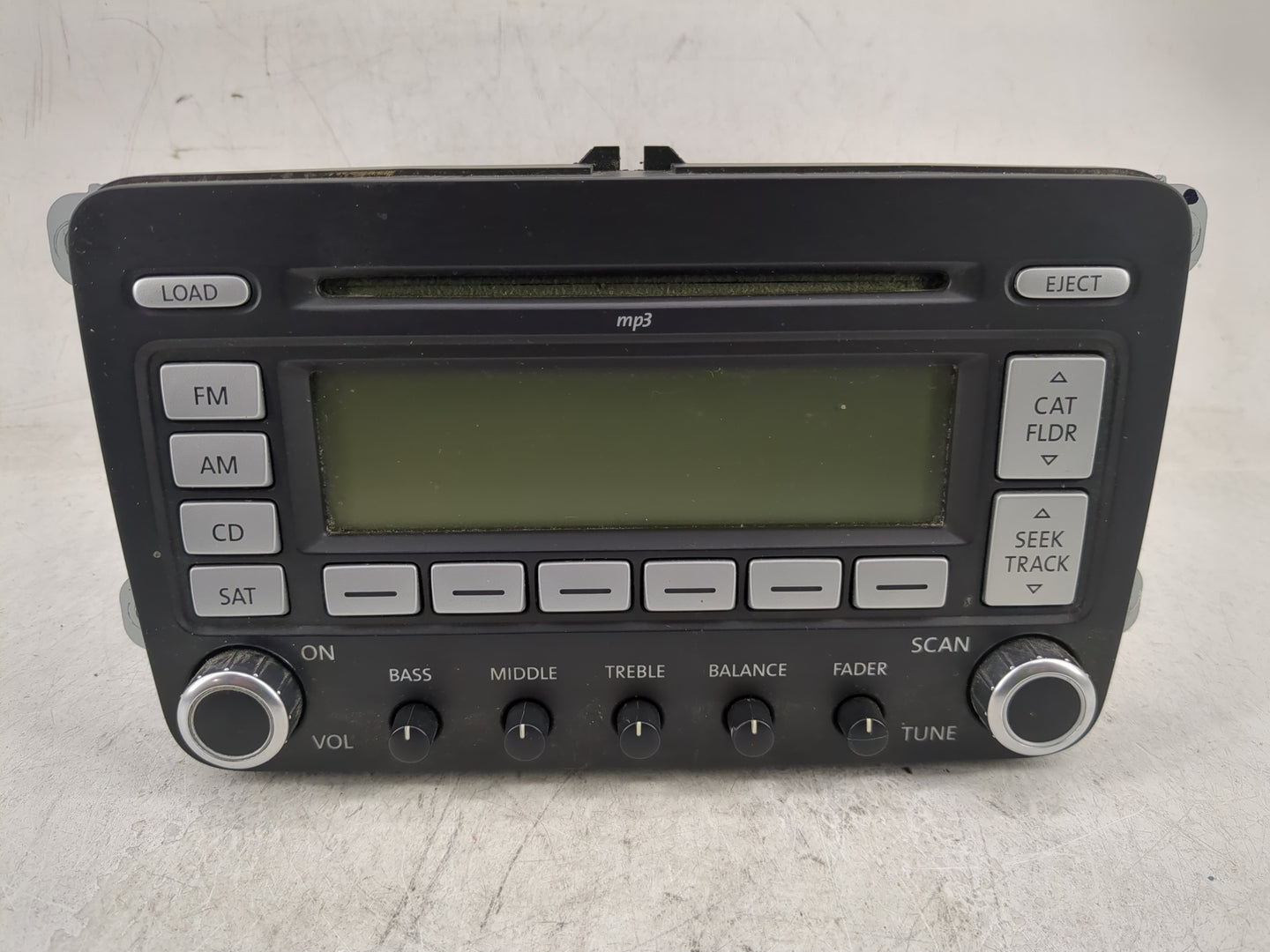 2006-2009 Volkswagen Jetta Radio AM FM Cd Player Receiver Replacement P/N:28119146 Fits Fits 2006 2007 2008 2009 OEM Used Au