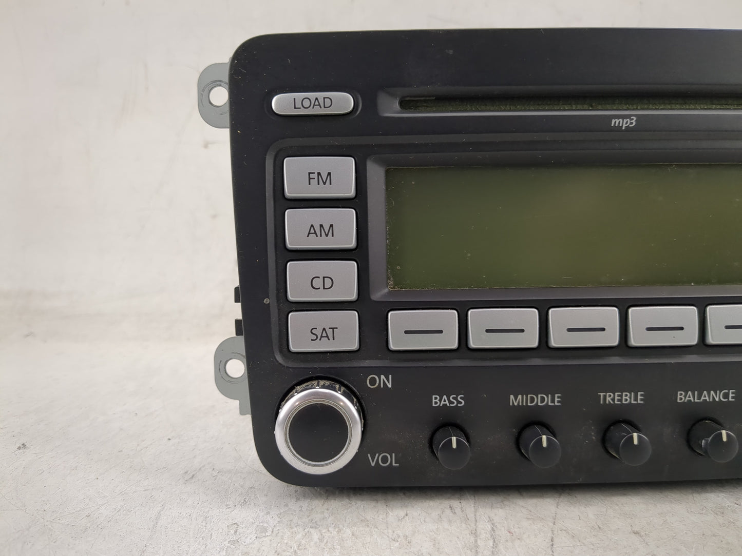 2006-2009 Volkswagen Jetta Radio AM FM Cd Player Receiver Replacement P/N:28119146 Fits Fits 2006 2007 2008 2009 OEM Used Au