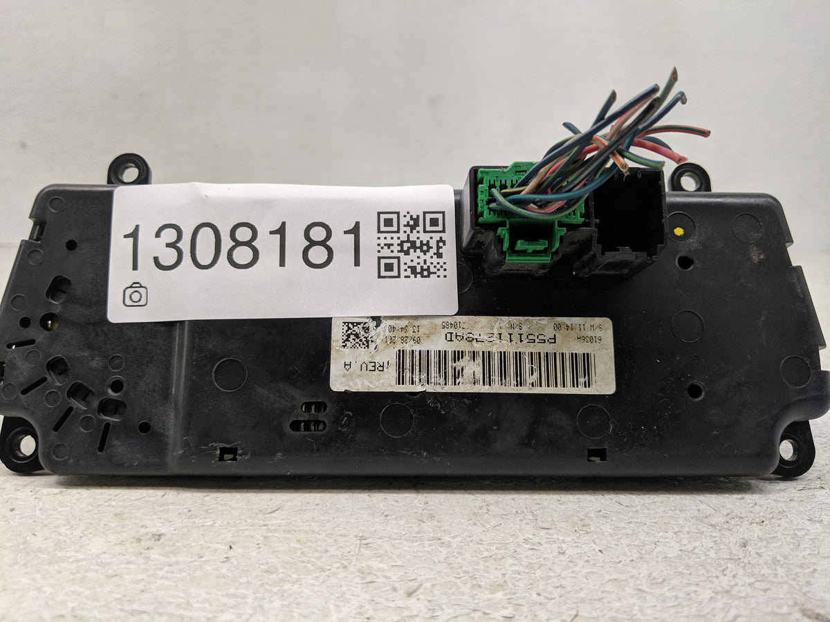 2009 Volkswagen Jetta Climate Control Module Temperature AC/Heater Replacement P/N:P55111278AD Fits OEM Used Auto Parts - Oe