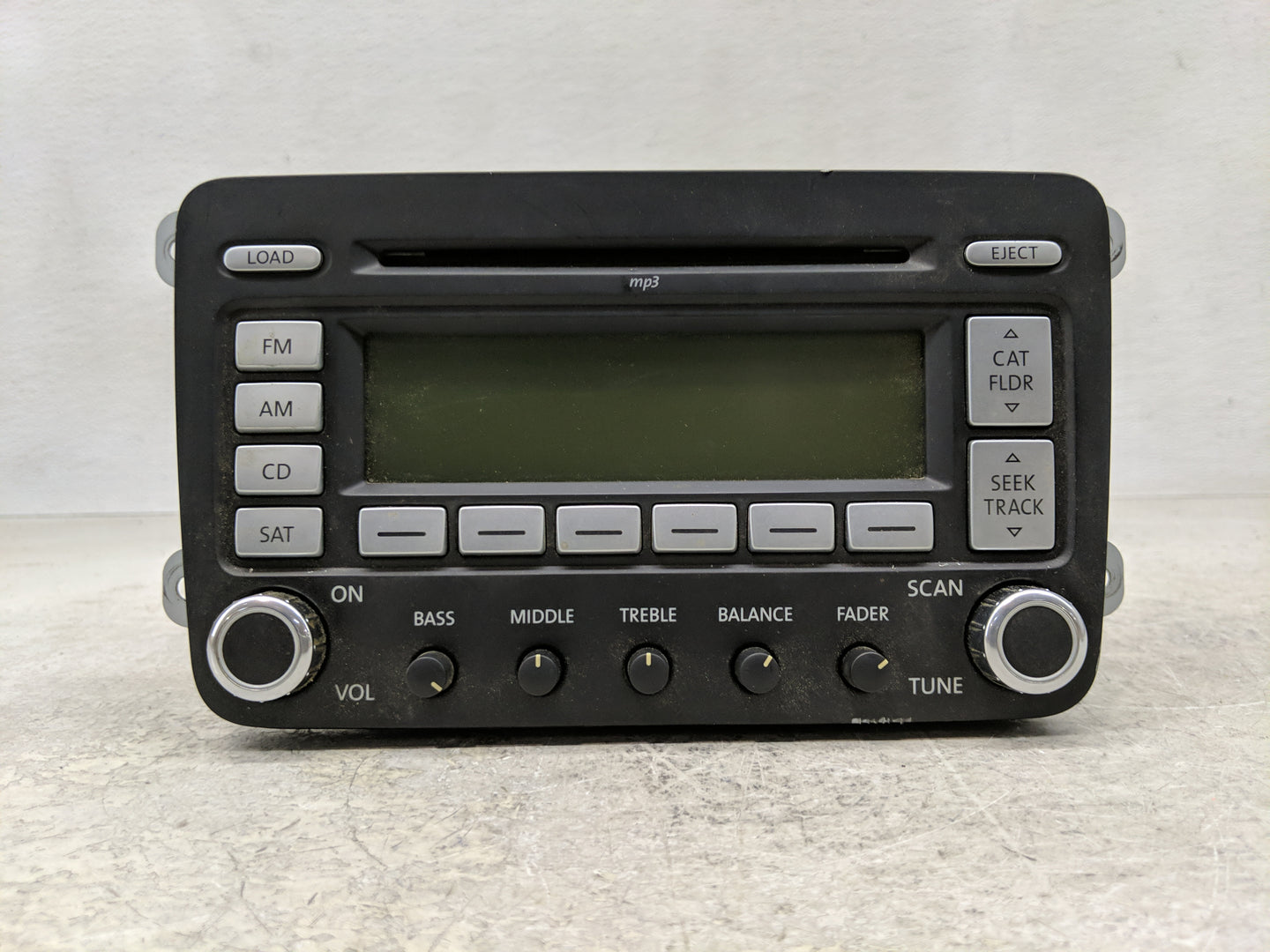 2006-2009 Volkswagen Jetta Radio AM FM Cd Player Receiver Replacement P/N:1K0 035 180 Fits Fits 2006 2007 2008 2009 OEM Used