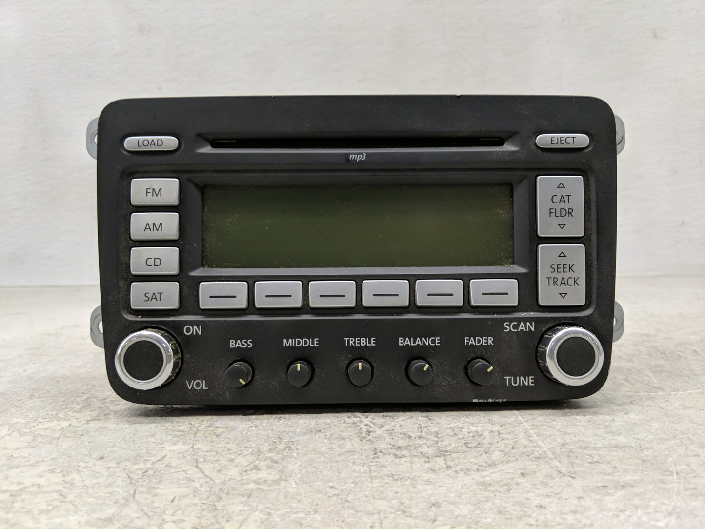 2006-2009 Volkswagen Jetta Radio AM FM Cd Player Receiver Replacement P/N:1K0 035 180 Fits Fits 2006 2007 2008 2009 OEM Used