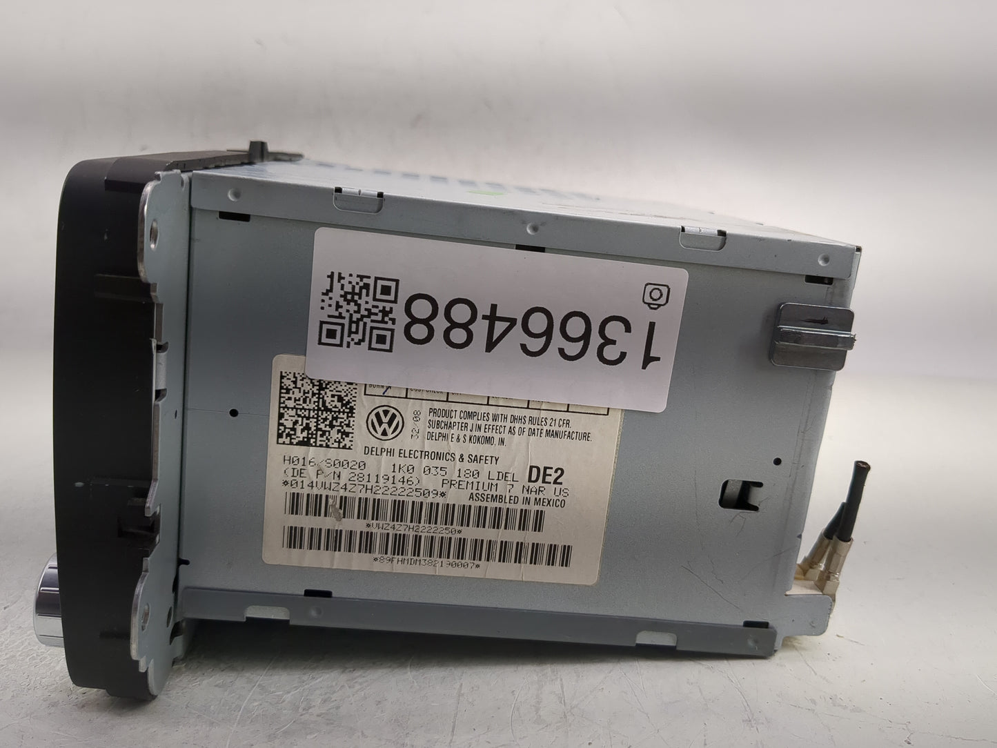 2006-2009 Volkswagen Jetta Radio AM FM Cd Player Receiver Replacement P/N:1K0 035 180 28119146 Fits Fits 2006 2007 2008 2009