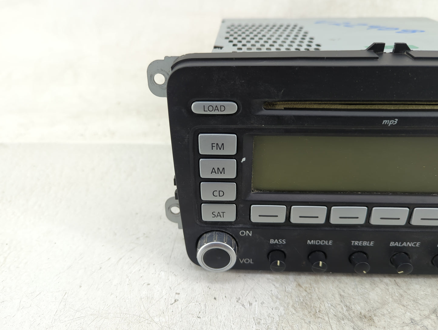 2006-2009 Volkswagen Jetta Radio AM FM Cd Player Receiver Replacement P/N:1K0 035 180 Fits Fits 2006 2007 2008 2009 OEM Used
