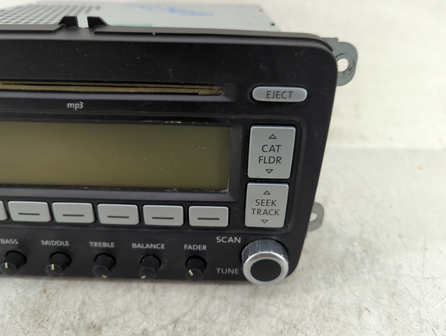 2006-2009 Volkswagen Jetta Radio AM FM Cd Player Receiver Replacement P/N:1K0 035 180 Fits Fits 2006 2007 2008 2009 OEM Used