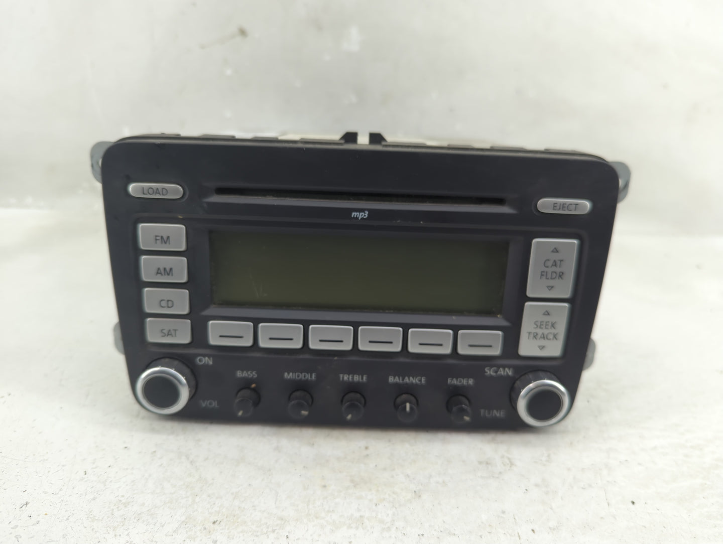 2006-2010 Volkswagen Passat Radio AM FM Cd Player Receiver Replacement Fits Fits 2005 2006 2007 2008 2009 2010 OEM Used Auto