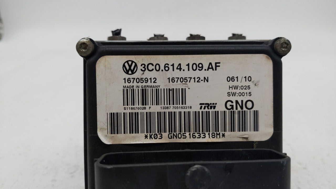 2009-2010 Volkswagen Passat ABS Pump Control Module Replacement P/N:3C0614109T 3C0.614.109.T, 3C0.614.109.P Fits Fits 2009 2