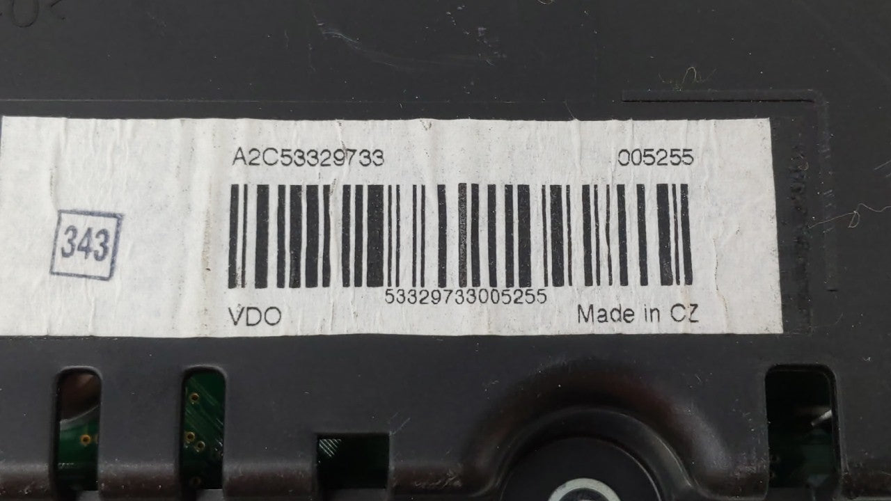 2009 Volkswagen Passat Instrument Cluster Speedometer Gauges P/N:VD1 VW 3C0 920 972 A Fits OEM Used Auto Parts - Oemusedauto