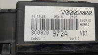 2009 Volkswagen Passat Instrument Cluster Speedometer Gauges P/N:VD1 VW 3C0 920 972 A Fits OEM Used Auto Parts - Oemusedauto