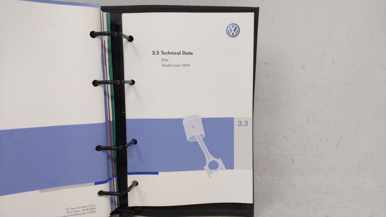 2009 Volkswagen Passat Owners Manual Book Guide OEM Used Auto Parts - Oemusedautoparts1.com