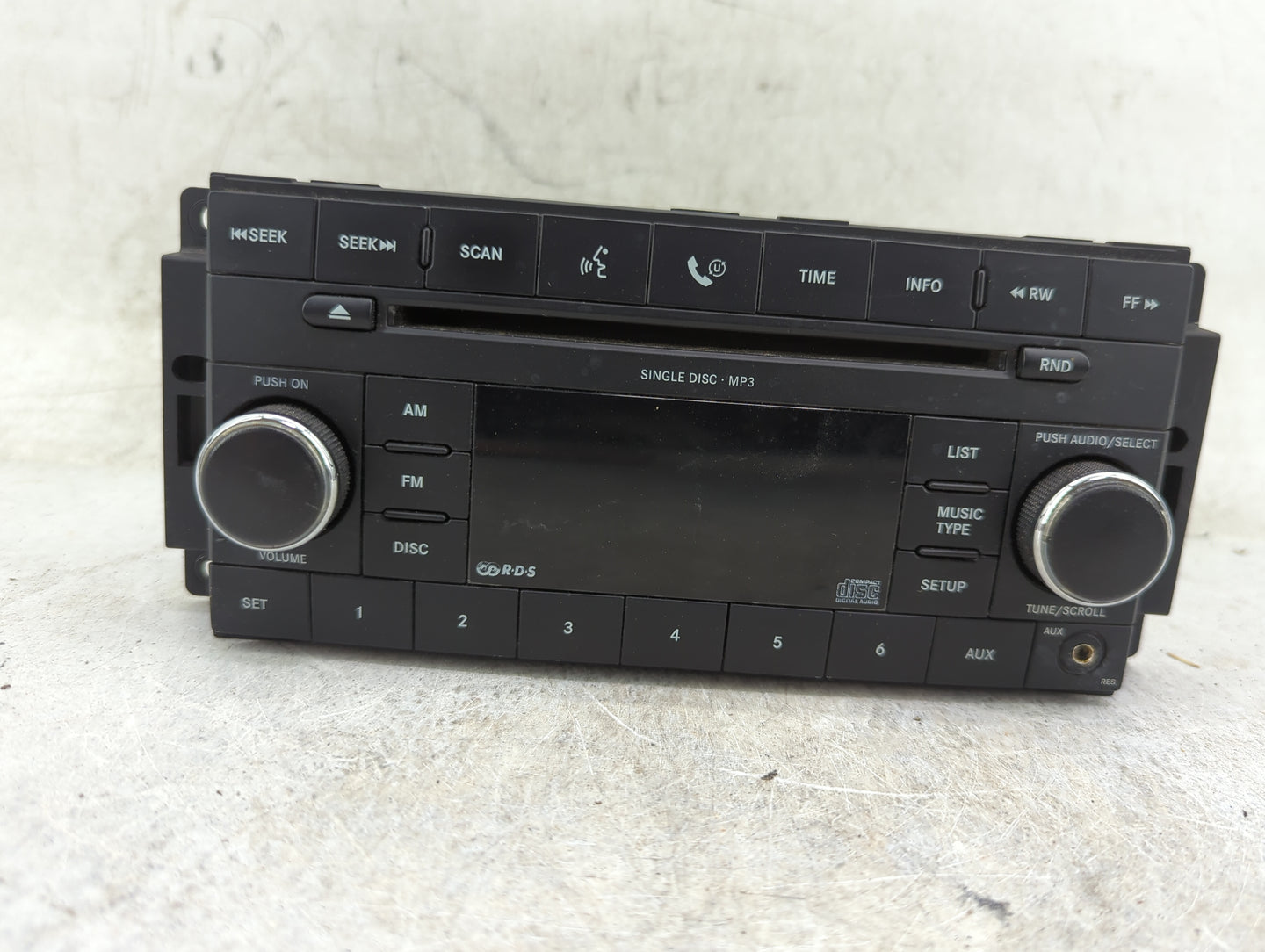 2009-2011 Volkswagen Routan Radio AM FM Cd Player Receiver Replacement P/N:SPNA2C53241280 05064931AG Fits Fits 2009 2010 201