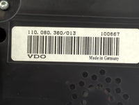 2009 Volkswagen Tiguan Instrument Cluster Speedometer Gauges P/N:100667 Fits OEM Used Auto Parts - Oemusedautoparts1.com