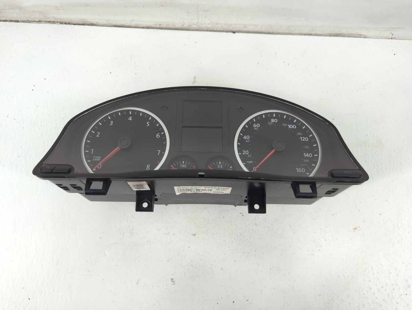 2009 Volkswagen Tiguan Instrument Cluster Speedometer Gauges P/N:500823 5N0920950D Fits OEM Used Auto Parts - Oemusedautopar