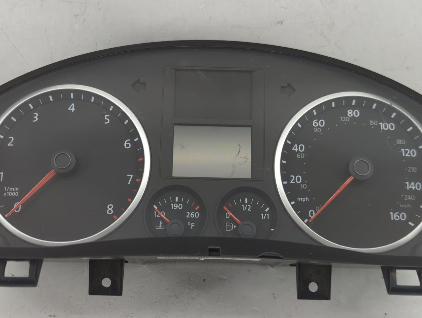 2009 Volkswagen Tiguan Instrument Cluster Speedometer Gauges P/N:110.080.358/011 A2C53029102, A2C53025660 Fits OEM Used Auto