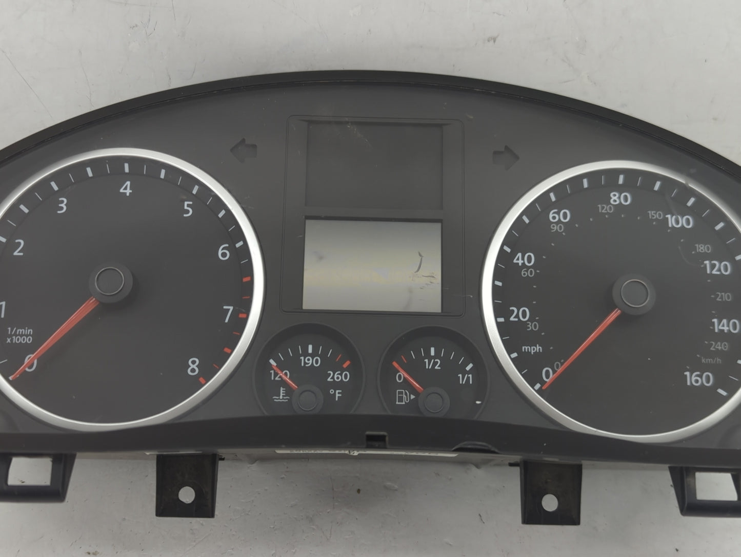 2009 Volkswagen Tiguan Instrument Cluster Speedometer Gauges P/N:110.080.358/011 A2C53029102, A2C53025660 Fits OEM Used Auto