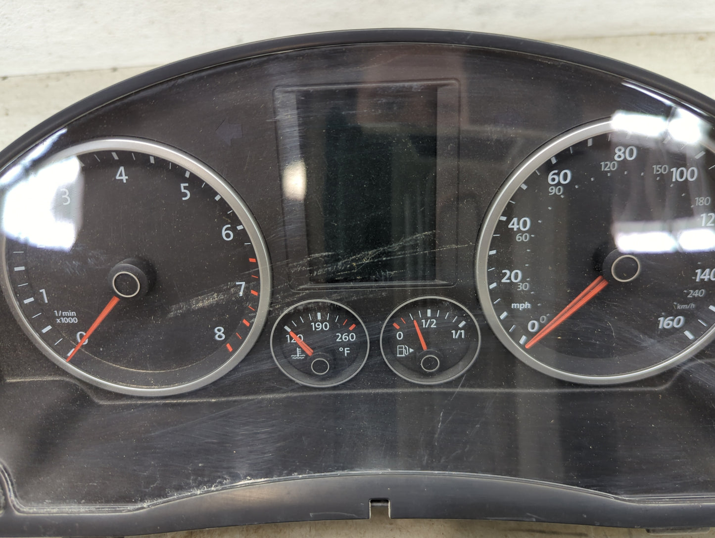 2009 Volkswagen Tiguan Instrument Cluster Speedometer Gauges P/N:5N0920970F V0005000 Miles: Fits OEM Used Auto Parts - Oemus