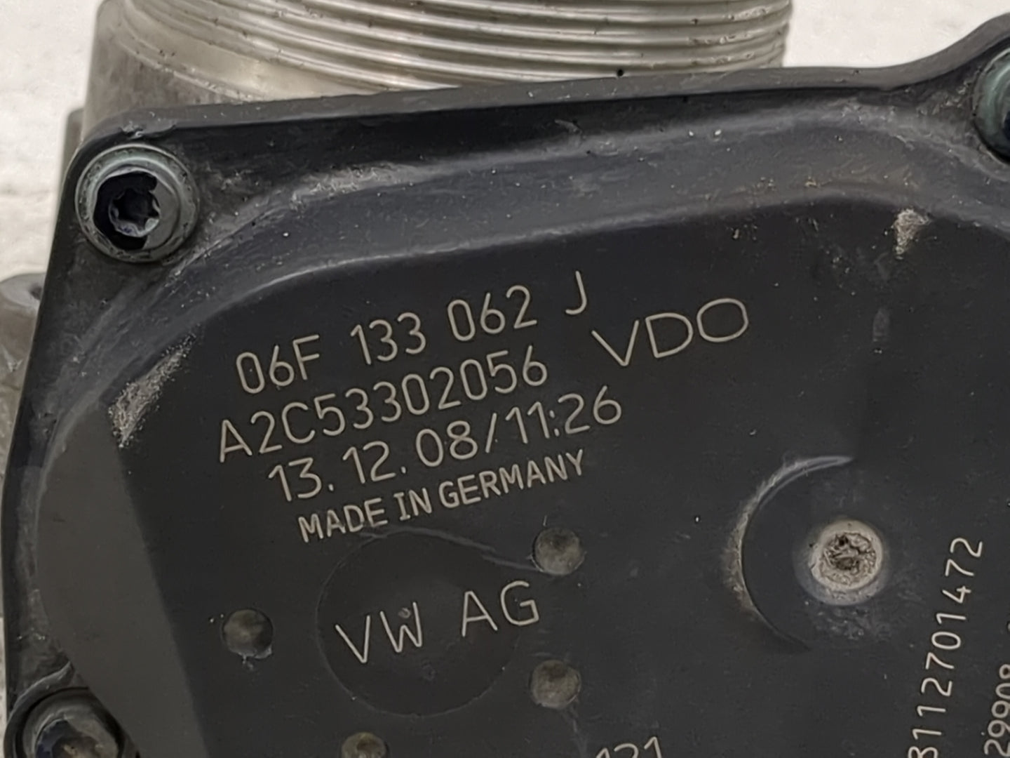 2009-2018 Volkswagen Tiguan Throttle Body P/N:A2C53302056 06F 133 062 J Fits OEM Used Auto Parts - Oemusedautoparts1.com