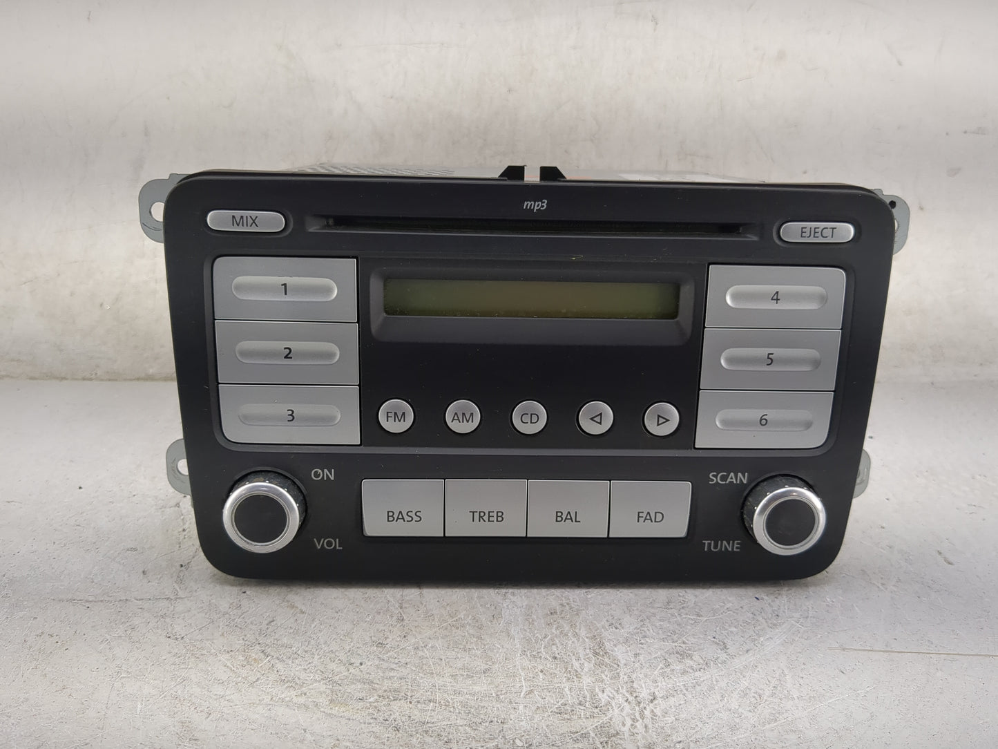 2009-2017 Volkswagen Tiguan Radio AM FM Cd Player Receiver Replacement P/N:1K0035161D 28159420 Fits OEM Used Auto Parts - Oe