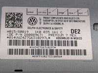 2009-2017 Volkswagen Tiguan Radio AM FM Cd Player Receiver Replacement P/N:1K0035161C 28088967 Fits OEM Used Auto Parts - Oe
