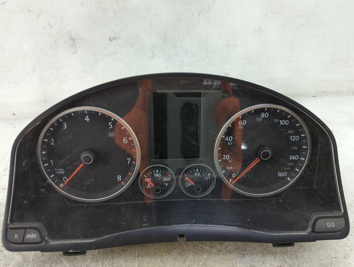 2009 Volkswagen Tiguan Instrument Cluster Speedometer Gauges P/N:5N0920970F 1T0920960H Miles: Fits OEM Used Auto Parts - Oem