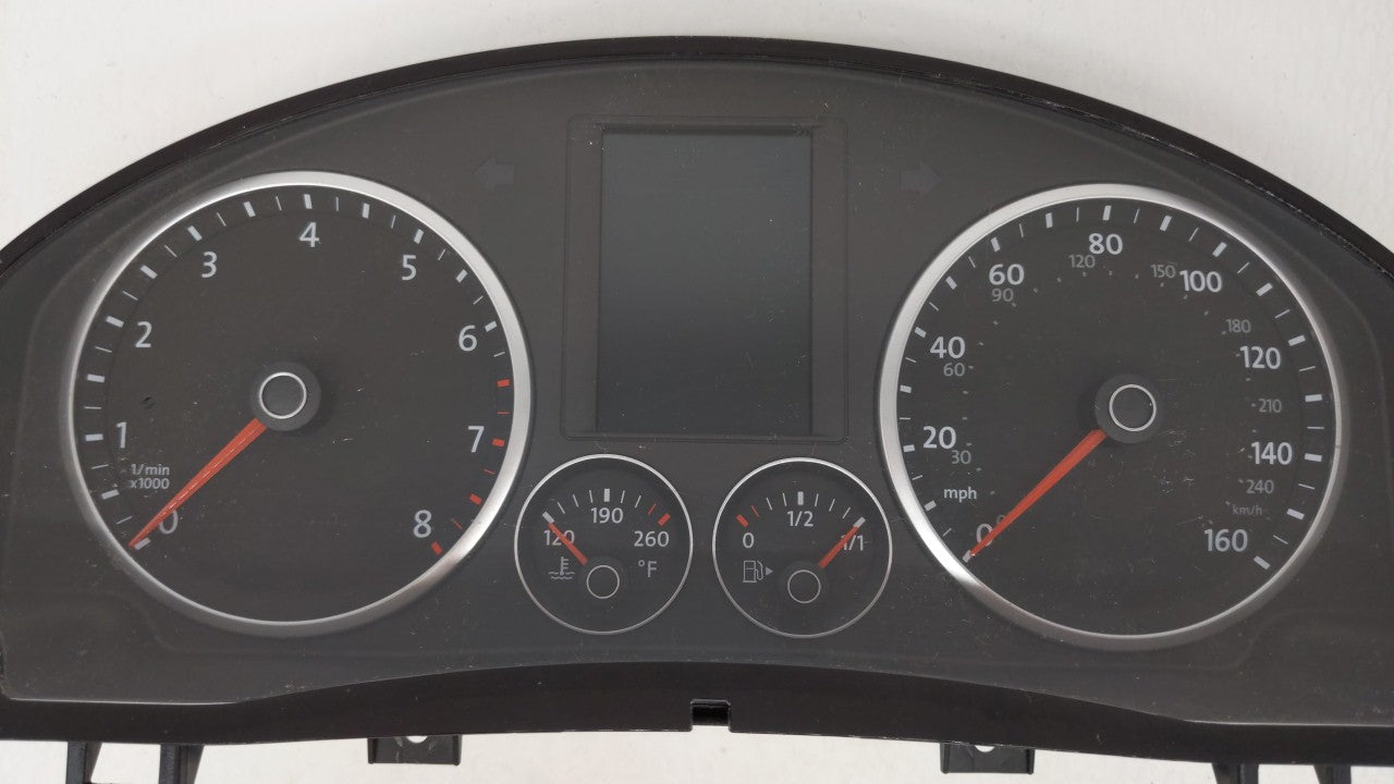 2009 Volkswagen Tiguan Instrument Cluster Speedometer Gauges P/N:5N0920970F 5N0920970E, 5N0920970F, 5N0920970E Fits OEM Used