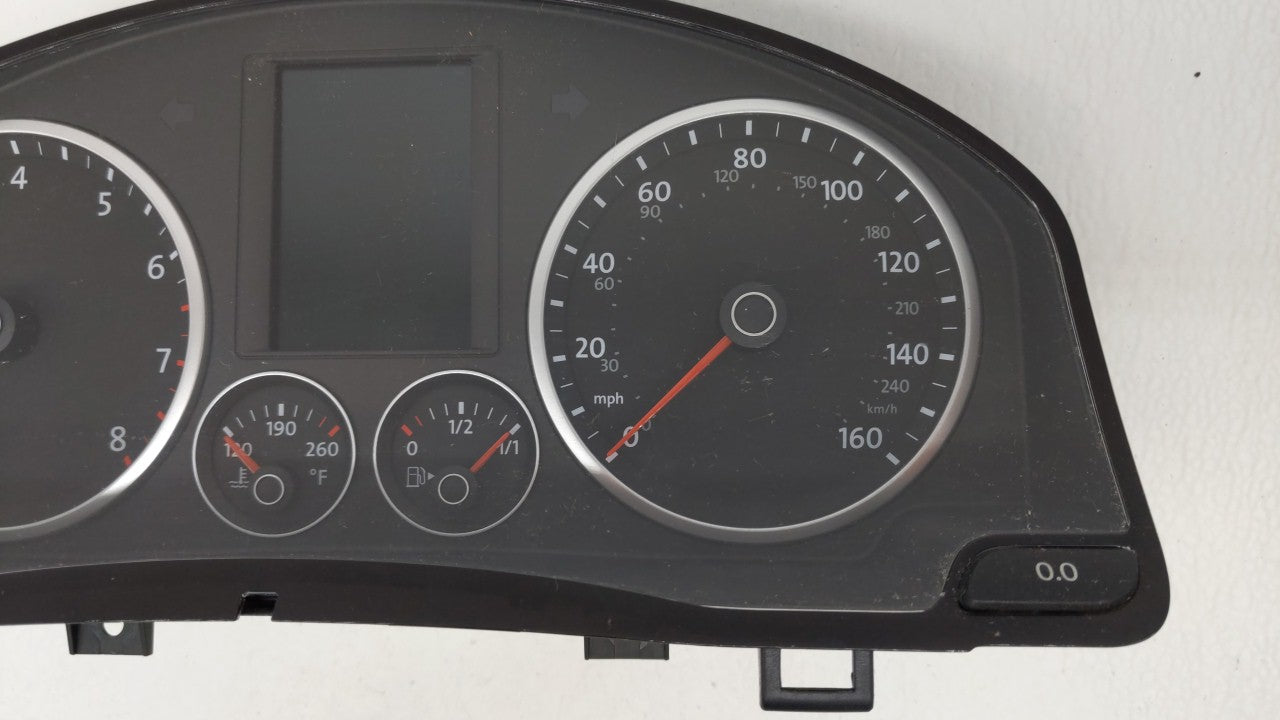 2009 Volkswagen Tiguan Instrument Cluster Speedometer Gauges P/N:5N0920970F 5N0920970E, 5N0920970F, 5N0920970E Fits OEM Used