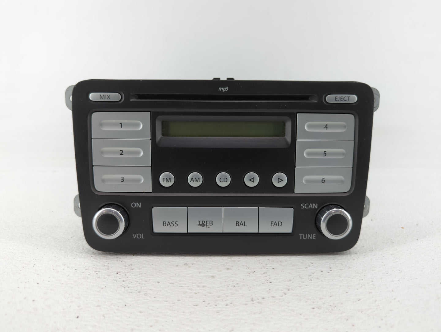 2009-2017 Volkswagen Tiguan Radio AM FM Cd Player Receiver Replacement P/N:1K0 035 188 F 5N0 035 164 D Fits OEM Used Auto Pa