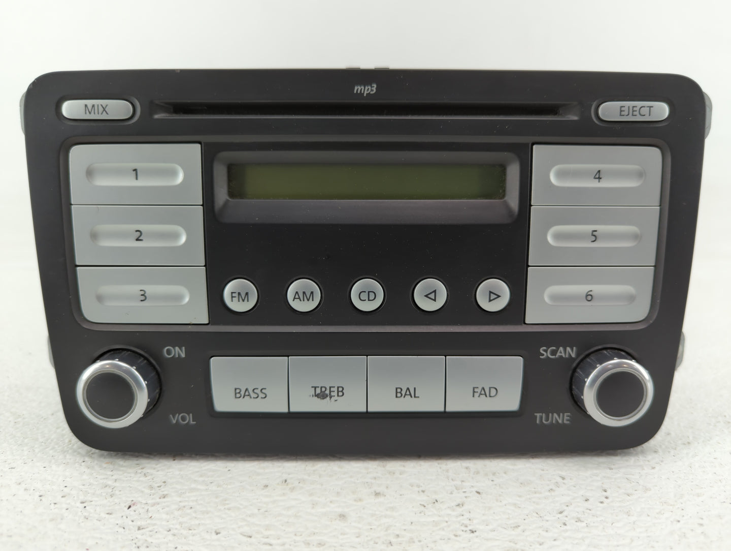 2009-2017 Volkswagen Tiguan Radio AM FM Cd Player Receiver Replacement P/N:1K0 035 188 F 5N0 035 164 D Fits OEM Used Auto Pa