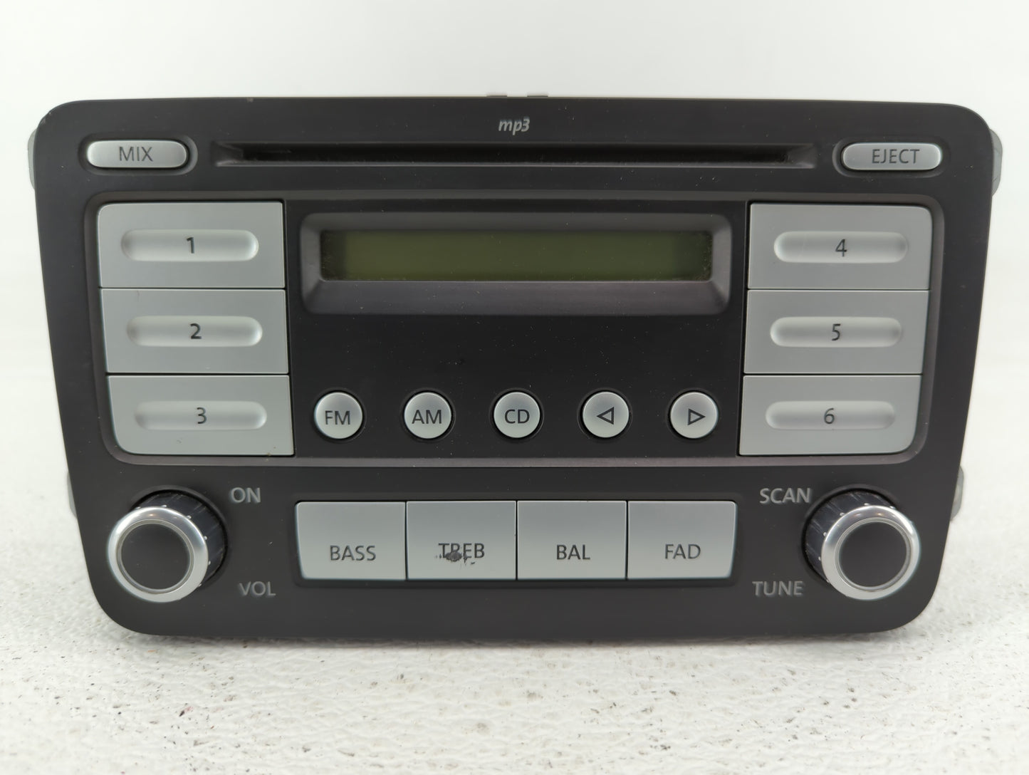 2009-2017 Volkswagen Tiguan Radio AM FM Cd Player Receiver Replacement P/N:1K0 035 188 F 5N0 035 164 D Fits OEM Used Auto Pa