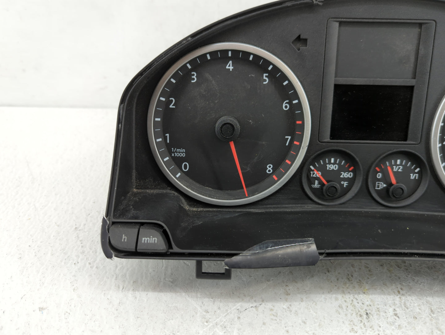 2009 Volkswagen Tiguan Instrument Cluster Speedometer Gauges P/N:5N0920950D Fits OEM Used Auto Parts - Oemusedautoparts1.com
