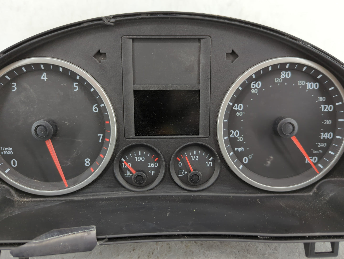 2009 Volkswagen Tiguan Instrument Cluster Speedometer Gauges P/N:5N0920950D Fits OEM Used Auto Parts - Oemusedautoparts1.com