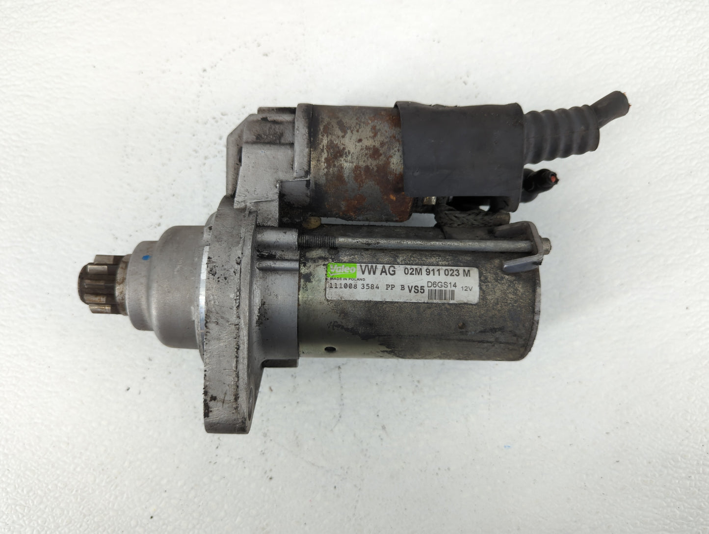 2009-2017 Volkswagen Tiguan Car Starter Motor Solenoid OEM P/N:02M 911 023 M Fits OEM Used Auto Parts - Oemusedautoparts1.co