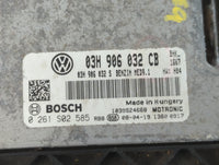 2009-2010 Volkswagen Touareg PCM Engine Control Computer ECU ECM PCU OEM P/N:03H 906 032 CB Fits Fits 2009 2010 OEM Used Aut