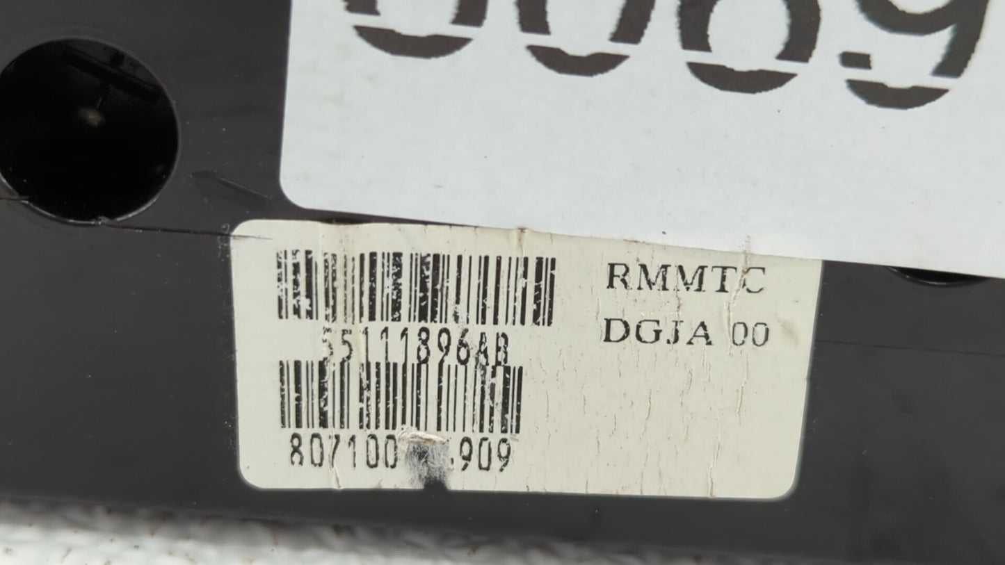 2009 Volkswagon Routan Climate Control Module Temperature AC/Heater Replacement P/N:55111896AB Fits Fits 2010 2011 2012 2013