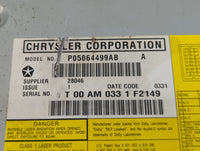 2009 Volkswagon Routan Radio AM FM Cd Player Receiver Replacement P/N:P05064499AB Fits Fits 2010 2011 2012 2013 2014 OEM Use
