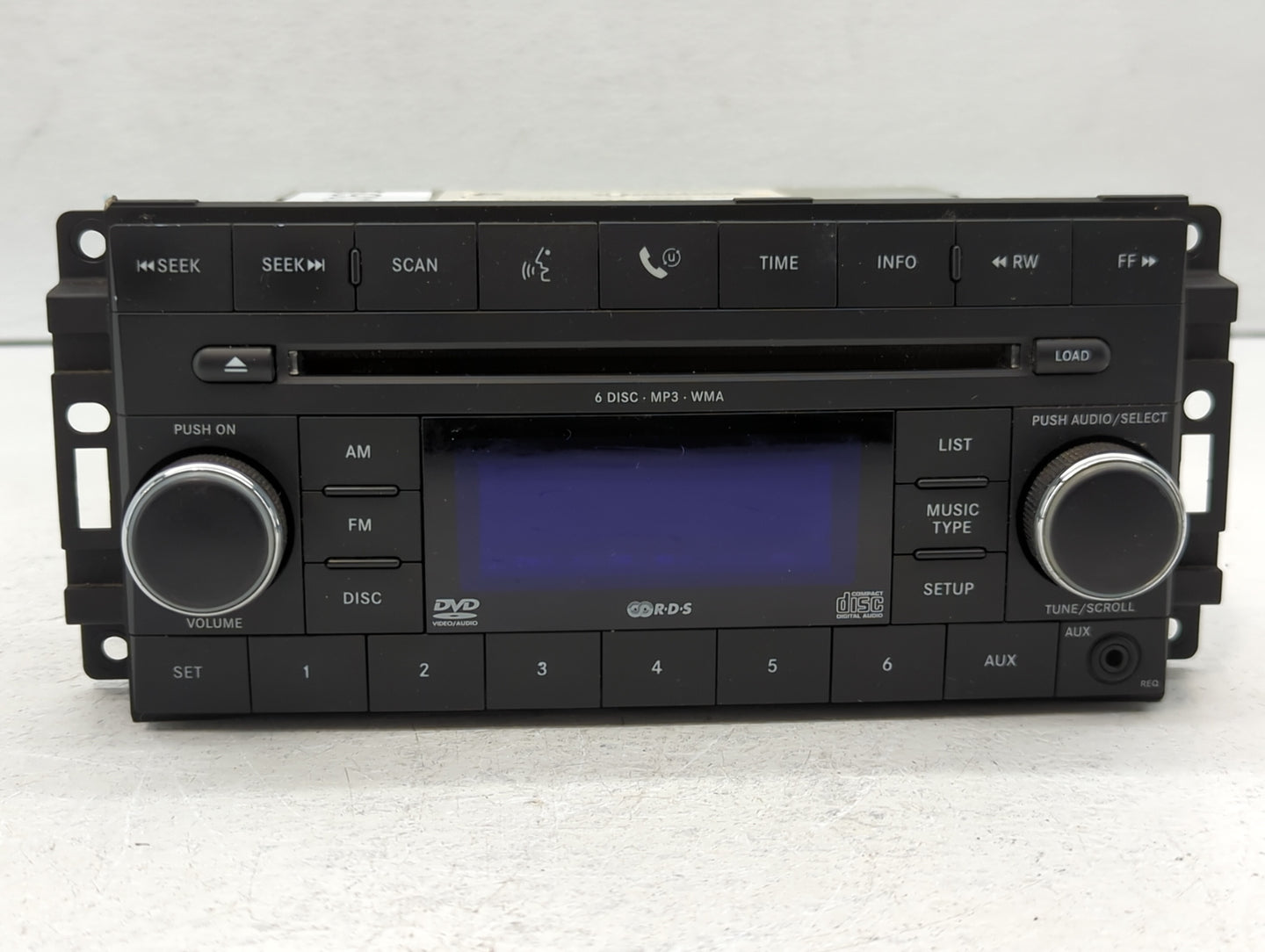 2009 Volkswagon Routan Radio AM FM Cd Player Receiver Replacement P/N:05064931AD 68050442AC Fits Fits 2010 2011 OEM Used Aut
