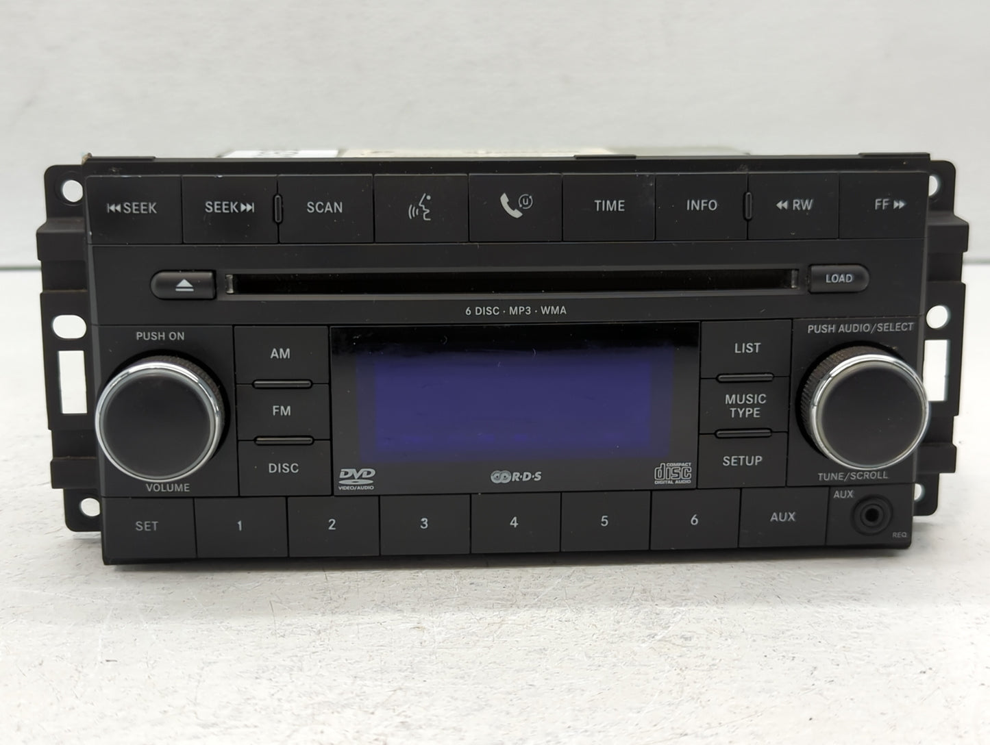 2009 Volkswagon Routan Radio AM FM Cd Player Receiver Replacement P/N:05064931AD 68050442AC Fits Fits 2010 2011 OEM Used Aut
